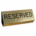 Swanson Christian Supply Sign Reserved Pew Brushed Gold 3X6 88675